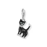Charm Pendant Cat Black