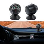 Piburth Car Compass Vehicle Compass Ball With Bottom Stick Dash Mount Adjustible Auto Interior Accessories For Navigation Hiking