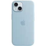 Apple Iphone 15 Silicone Case With Magsafe - Light Blue Model A3123