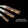 1PC Solid Carbide Tungsten Steel Milling Cutter End Milling Cutter 4-FLUTE Carbide End Mill HRC55