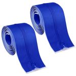 2 Roll Heavy Duty Zipper Dust Barrier Zipper 3 Inch X 7 Ft Construction Zipper Self Adhesive Zipper Used For Greenhouse Dust Bar