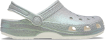 Classic Iridescent Glitter Clog - White M9W11