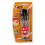 BIC Crystal Ball Pen Medium 1MM - 7 Pack - Black