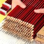 Basswood Hb Lead Pencils 20-PACK - 0.3MM Fine Point Pre-sharpened With Erasers Comfort Grip For Writing Drawing School And Office Suitable For Ages 14 & Up