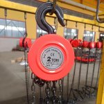 European Hook Manual Chain Hoist