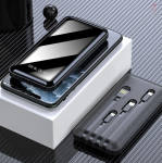 Portable Wired Power Bank Battery - Blue