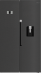 Defy Naturelight 618L Side By Side Door Fridge Dark Inox DFF663