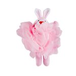 Bathmate Mesh Sponge Kids Pink Rabbit 35G