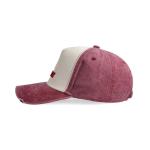 Washed 6 Panel Peak - Navy