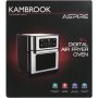 Kambrook Digital Airfryer Oven Black Steel 12L