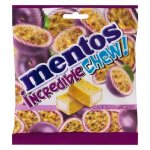 Mentos Incredible Chew Soft Sweet Candy Passion Fruit 18 Pieces