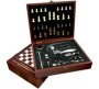 2-IN-1 Portable W Opener Set And Chess Set 6 Cm Chess Board Brown