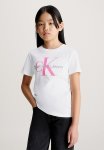 Calvin Klein Ckjk Ck Monogram Short Sleeve T-Shirt Kids - Bright White