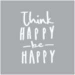 Stencil Think Happy
