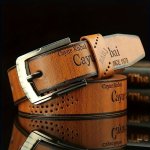 1PC Stylish Belt For Men A Buckle Belt For Men A Casual Pu Leather Belt Men's Decoration
