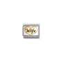 Nomination Composable Classic Link Wife Heart - Yellow Gold & Enamel