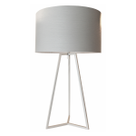 Triangle Table Lamp - Lamp Base With Shade Mocha Bronze Gold Ferro