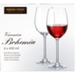 Maison Forine Bohemia Lead-free Crystal Red Wine Glasses 6-PACK