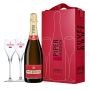 Piper - Heidsieck Brut Champagne Double Glass Pack - 750ML