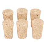 Wooden Bottle Stoppers Set Of 6 - Fi
