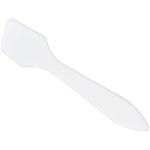Qosmedix Disposable Plastic Spatula White 76MM 25 PACK