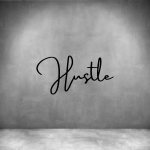 Hustle - L 450MM Grey Font 1