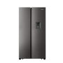 Hisense 508L Side-by-side Fridge -titanium Inox