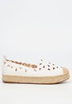 Ivory 4 Slip-on Espadrille - White