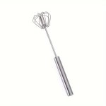 Semi-automatic Hand-held Egg Beater Stainless Steel Handheld Egg Beater & Mixer