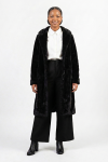 Fur Coat - XXL Black