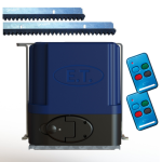 Nice Drive 500 Gate Motor Kit Incl BAT+4M Nyl RCK+2X4BUT Tx Trf On Plt