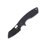 CRKT Pilar Large Folder Stainless Steel Handle With Black Stonewash Blade Finish