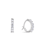 Sterling Silver Cubic Zirconia MINI Hoop