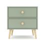 Bam Impression Two Drawer Bedside Table - Caraz