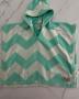Country Road Green And White Hooded Towel X Small