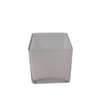 Square Vase 12X12CM - White