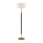 Anders Metal Floor Lamp Black And Gold