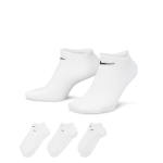 Nike Lightweight No-show 3-PACK White black Socks
