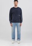 Felpa Relaxed - Blue Denim