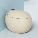 Smart Bidet Toilet Egg-shaped Ceramic