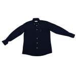 Mens Long Sleeve Shirt In Navy - Navy 2XL