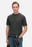 Contrast Stitch Pocket T-Shirt - Washed Black