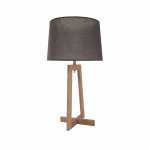 Athena Wood And Fabric Table Lamp