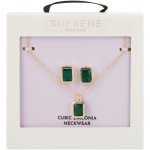 Supreme Accessori Diamantine Baquette Green