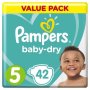 Pampers Baby Dry 42 Nappies Size 5