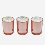 Ritzenhoff Scented Candle Set Of 3 - Pomegranate Noir