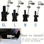 Tailpipe Whistle For Car Modification Turbine Whistle For Car Exhaust Pipe For Turbine Whistle Motorcycle Sound Simulator