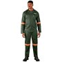 CONTI Acid Resistant Polycotton Suit - Reflective Arm & Legs - Orange Tape