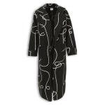 Black Embroidered Coat