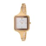 Ladies Gold Bangle White Dial Watch